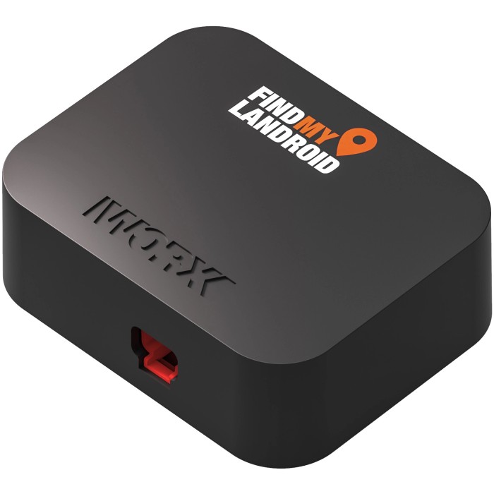 Worx Find My Landroid modulo antifurto per robot tagliaerba, custodia nera.