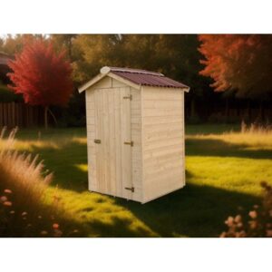 Casetta da giardino in legno sp 16 mm H203xL136xP146 cm
