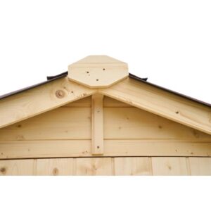 Casetta da giardino in legno sp 16 mm H203xL136xP146 cm
