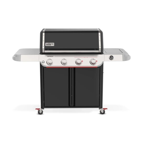 Barbecue a gas nero t.b.t. per giardino o patio.