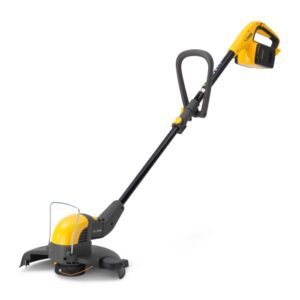 Stiga tagliabordi a batteria GT 300e set, giallo/nero, con batteria e caricabatterie.