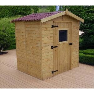 Casetta da giardino in legno sp 16 mm H204xL180xP187 cm