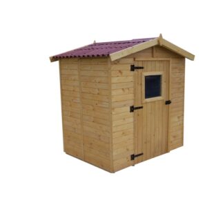 Casetta da giardino in legno sp 16 mm H204xL180xP187 cm