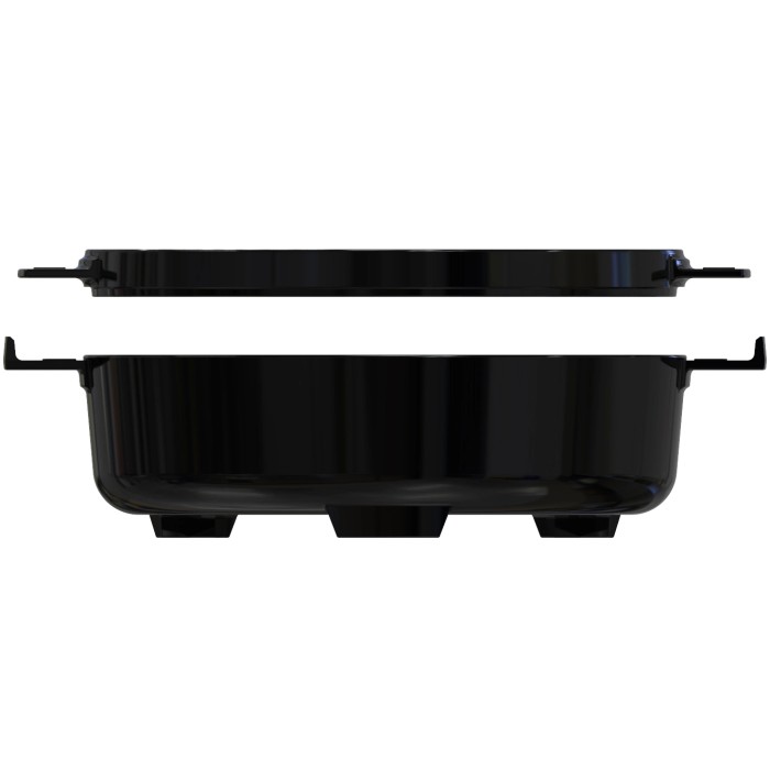Weber 2in1 Dutch Oven & Padella, utensile per grill BBQ in ghisa per Gourmet BBQ System.