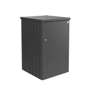 Biohort Alex contenitore per bidoni, variante 3 in grigio scuro metallizzato. Contenitore robusto ed espandibile.