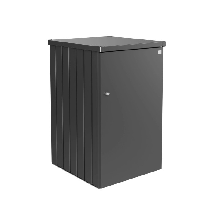 Biohort Alex contenitore per bidoni, variante 3 in grigio scuro metallizzato. Contenitore robusto ed espandibile.