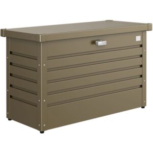 Biohort FreizeitBox 100 in bronzo metallizzato: Box universale per giardino e terrazza.