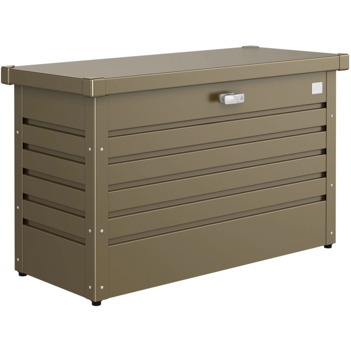 Biohort FreizeitBox 100 in bronzo metallizzato: Box universale per giardino e terrazza.