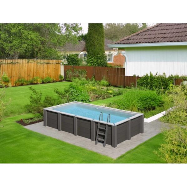 Piscina fuori terra in composite Avantgarde Nova 595x315 H 126 cm con faretto