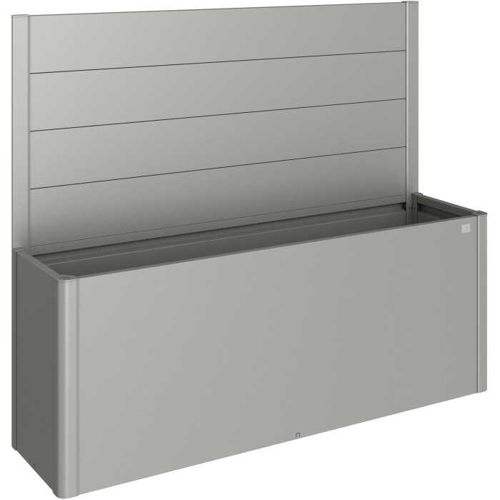 Biohort Belvedere paravento per aiuola rialzata, grigio quarzo metallizzato, misura 200. Accessorio per aiuole rialzate.