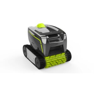 Robot piscina Zodiac Tornax GT2120 grigio/verde con cingoli.