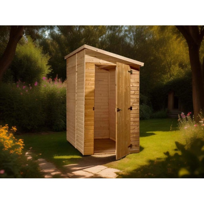 Casetta da giardino in legno sp 16 mm H220xL130xP223 cm