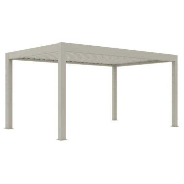 Pergola in alluminio Ulivo 400x400x258 cm beige