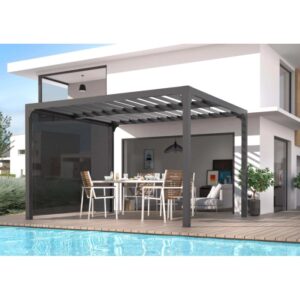 Tenda accessoria per pergola bioclimatica 2430 e 3630 antracite