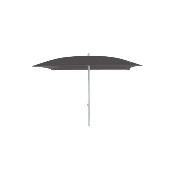 Ombrellone a braccio t.b.t. con telo grigio, ideale per giardino e terrazza.