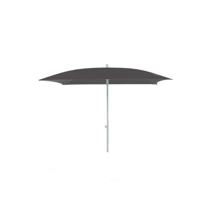 Ombrellone a braccio t.b.t. con telo grigio, ideale per giardino e terrazza.