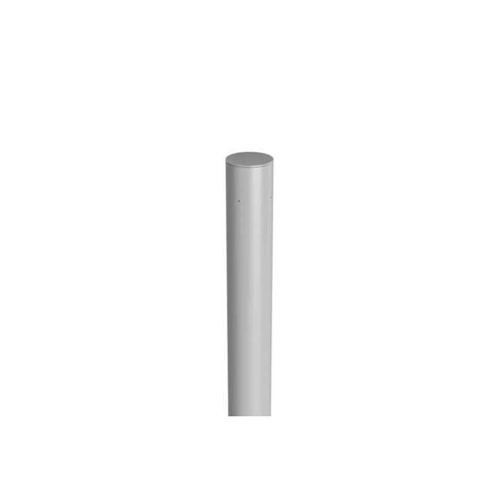 Palo Biohort per schermo privacy, 180 cm, argento metallizzato, da avvitare.