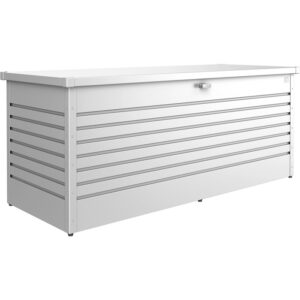 Biohort Box da esterno Gr. 200, argento metallizzato, ideale per riporre all'aperto.