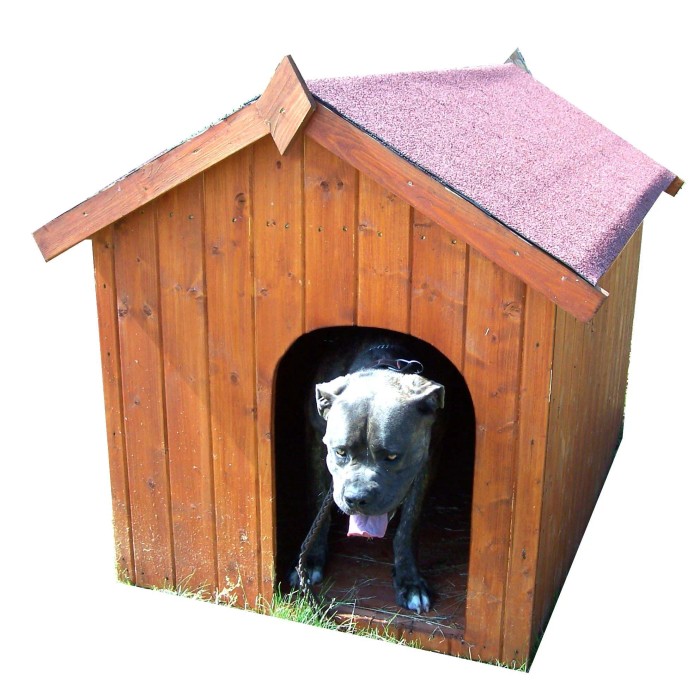 Cuccia per cani in legno tg grande 80x115 cm