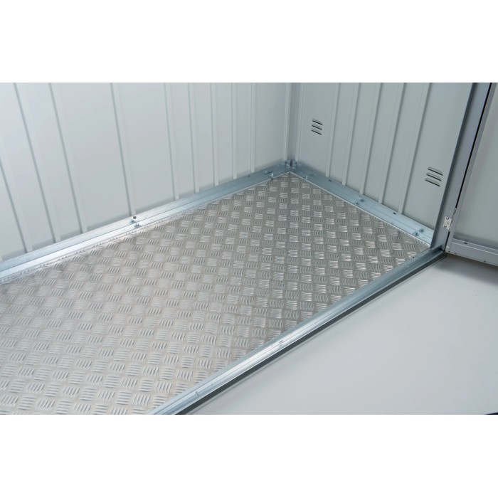 Pannello pavimento Biohort in alluminio mandorlato per Smartbase GS 190, 177,5x69,5 cm.