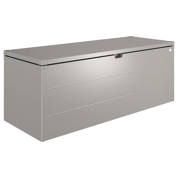 Box universale grigia t.b.t. per lo stoccaggio interno ed esterno.