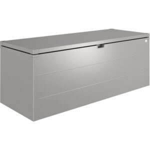 Biohort Stylebox 210, grigio quarzo metallizzato, box universale per giardino, terrazza e balcone.