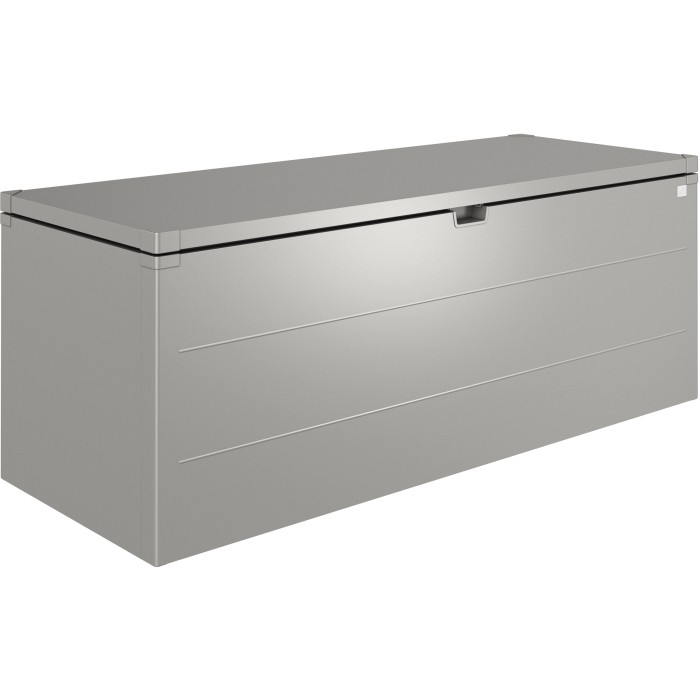 Biohort Stylebox 210, grigio quarzo metallizzato, box universale per giardino, terrazza e balcone.