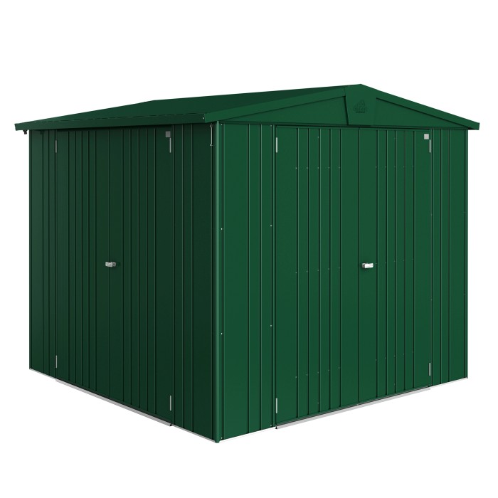 Porta aggiuntiva Biohort per casetta da giardino Europa, verde scuro, per ampliare la casetta.