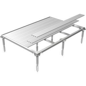 Biohort Smartbase Plus GS 190 fondazione per casetta da giardino in alluminio con viti di terra.