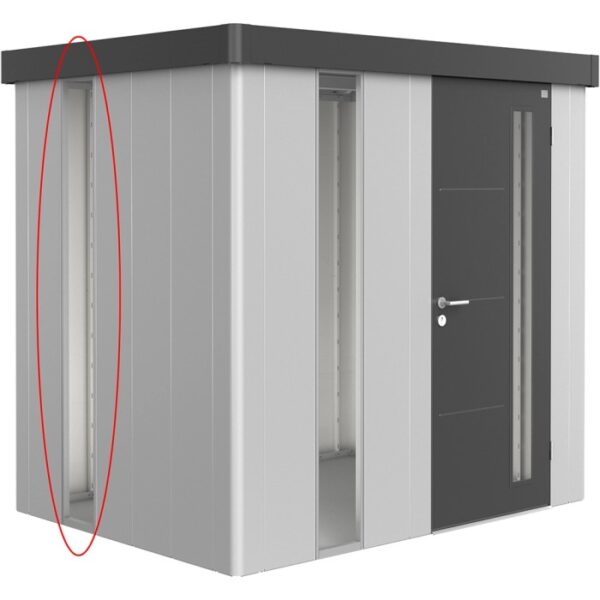 Pannello luce Biohort per casetta Neo, argento-metallizzato, per più luce naturale.