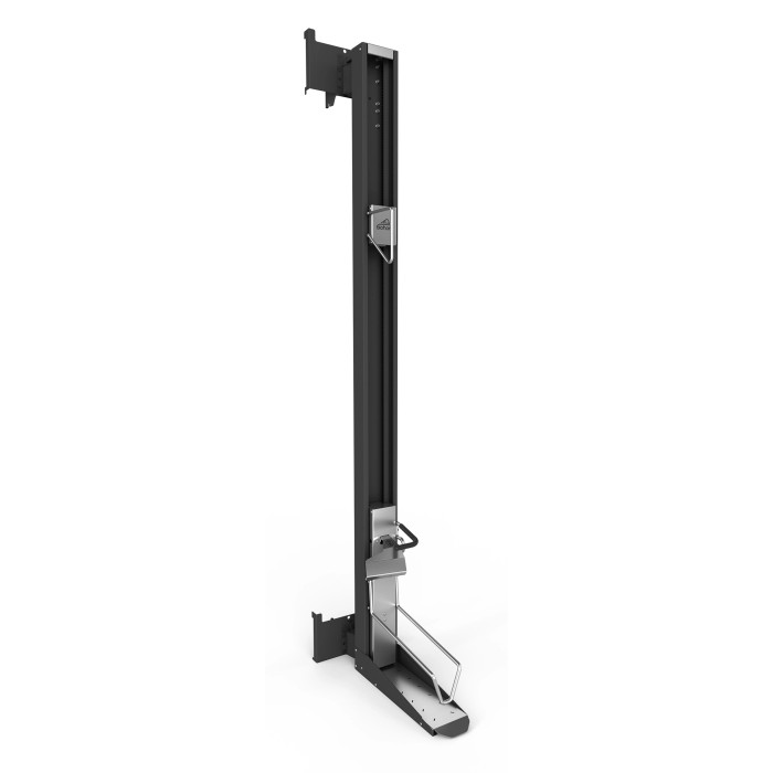 Biohort Bikelift per casetta NEO, grigio scuro metallizzato, girevole, per riporre la bicicletta salvaspazio.