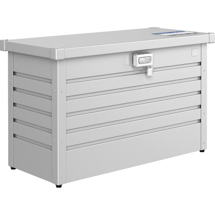 Biohort Paket-Box 100, argento metallizzato, con serratura. Box universale per la consegna sicura dei pacchi.