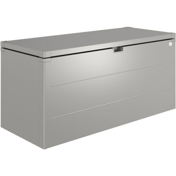 Biohort Stylebox 170 in grigio quarzo metallizzato, box universale resistente alle intemperie per giardino, terrazza e balcone.