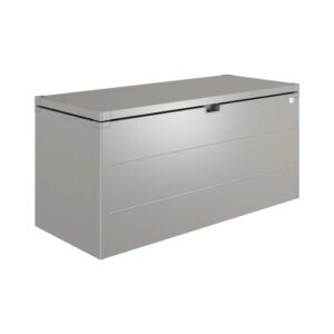 Biohort Stylebox 170 in grigio quarzo metallizzato: Box universale per giardino, terrazza e balcone.