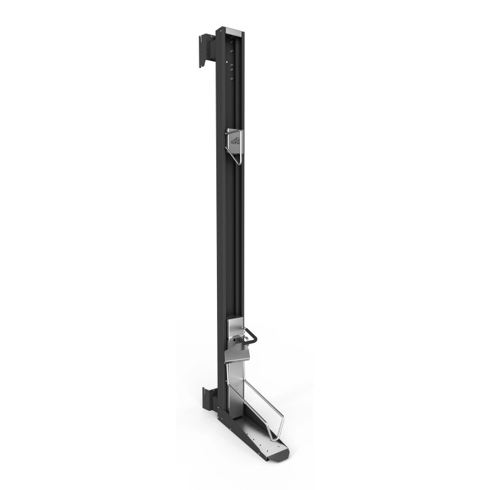 Biohort Bikelift per casetta da giardino, grigio scuro metallizzato, per riporre la bicicletta salvaspazio.