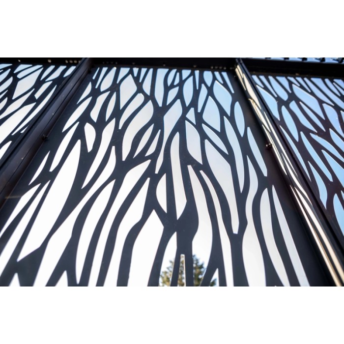 Pannelli Moucharabieh per pergola 3630 in acciaio 4 pz. 360 cm