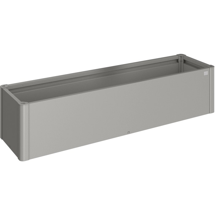 Biohort aiuola rialzata Belvedere Mini, misura 200, grigio quarzo metallizzato, per giardino e balcone.
