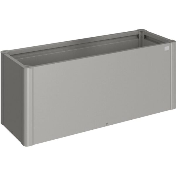Biohort Aiuola rialzata Belvedere Midi, Misura 150, Grigio quarzo metallizzato, per giardino e balcone.