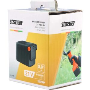 Confezione di una batteria Stocker 21V 8.0Ah per pompe a pressione. Batteria Power Line.