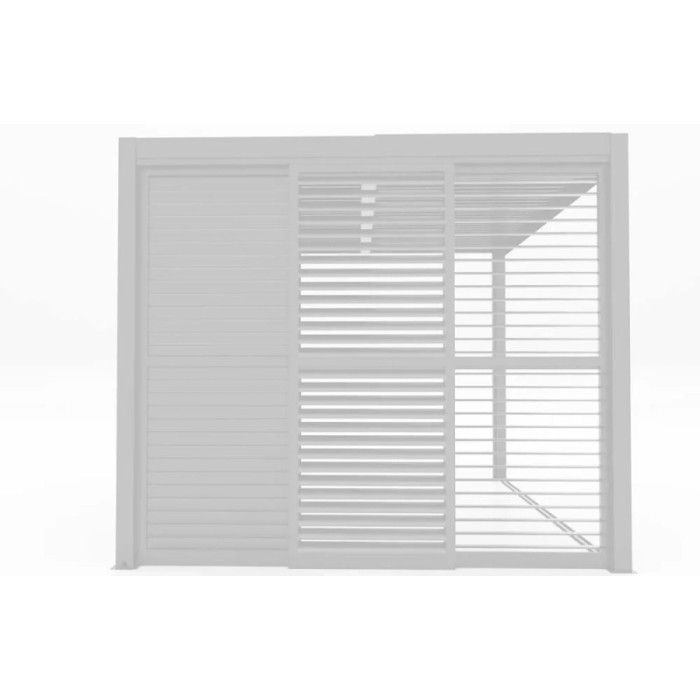 t.b.t. per Gazebo: Pannello laterale a lamelle per privacy e protezione dalle intemperie.