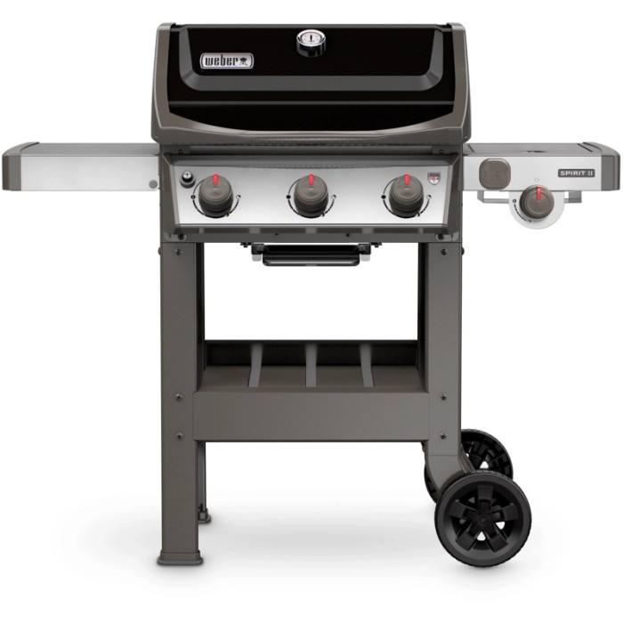 Barbecue a gas Weber, modello t.b.t., ideale per barbecue all'aperto.