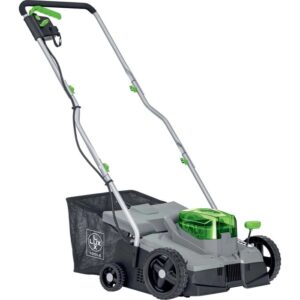 Scarificatore elettrico Lux A-VL-2x20/36 con 480 W e cesto di raccolta. Ideale per la cura del prato.