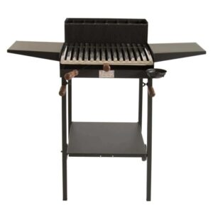 Barbecue a carbonella t.b.t. con ripiani e griglia.