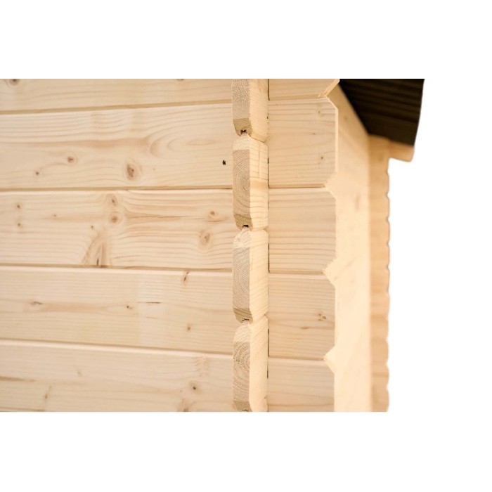 Casetta da giardino in legno con pavimento sp 20 mm H197xL199xP205 cm