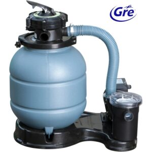 Sistema di filtraggio a sabbia per piscina Gre Fidji Ø 240 cm, portata 4 m³/h.