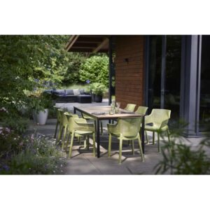Tavolo da giardino Porto 200 deco coat 195x95x75 cm nero