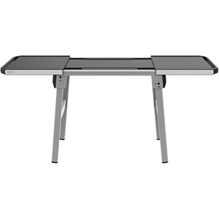 Tavolo da grill Weber estensibile per Slate 43GP/56GP e grill a gas portatili, con piedini regolabili.
