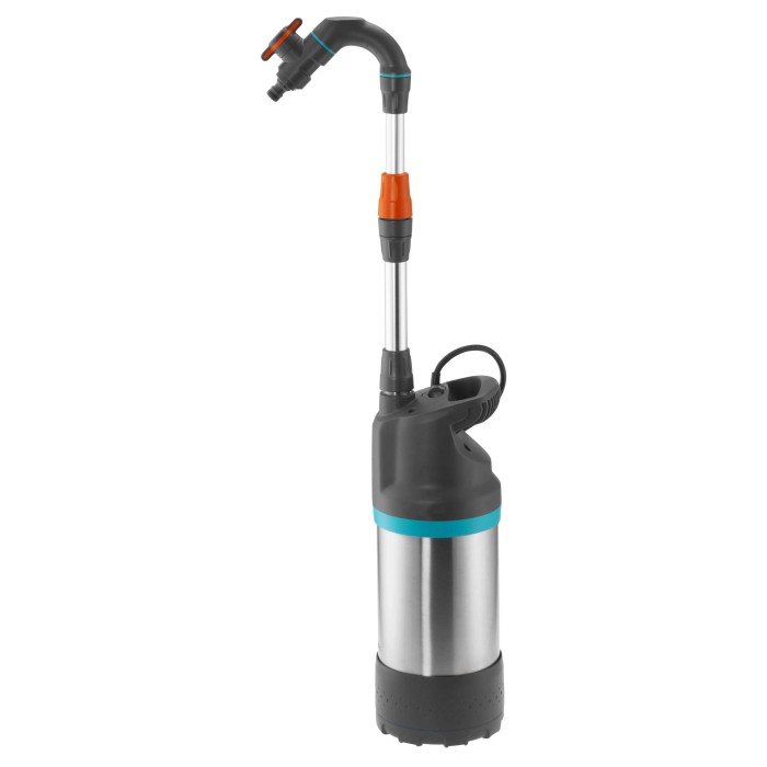 Pompa elettrica t.b.t. per giardino e casa.