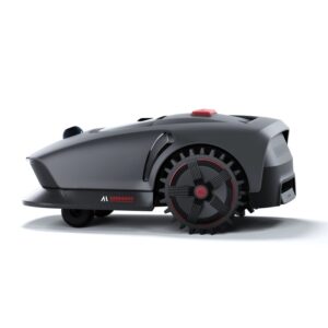 Dreame Mova robot rasaerba: Robot tagliaerba senza fili grigio con ruote off-road fino a 1.000 m².