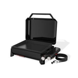 Piastra a gas Weber 2 bruciatori nero portatile